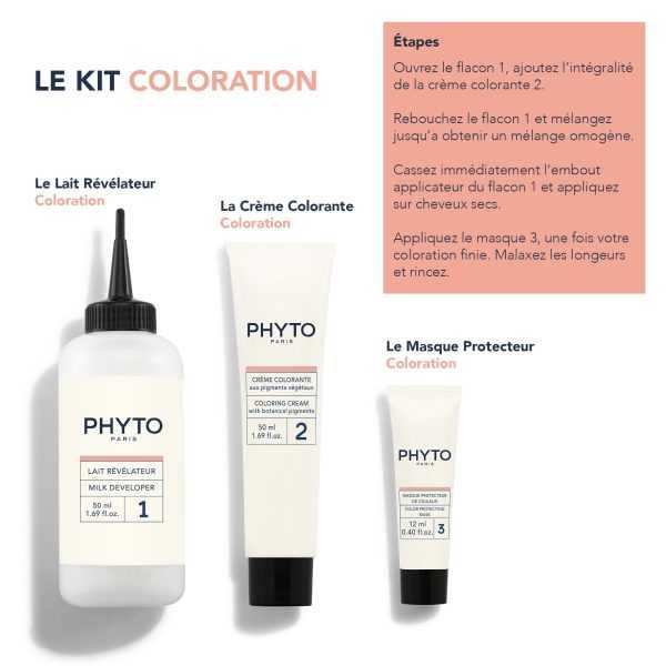боя PHYTO 9.3 Много светло златисто русо Без амоняк. НОВИ