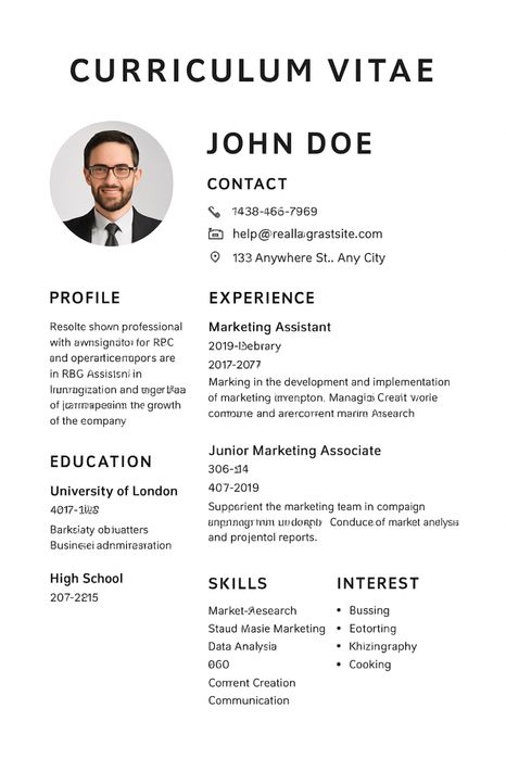 Fac CV-uri moderne și profesionale – 10 lei (livrare în 15 minute)