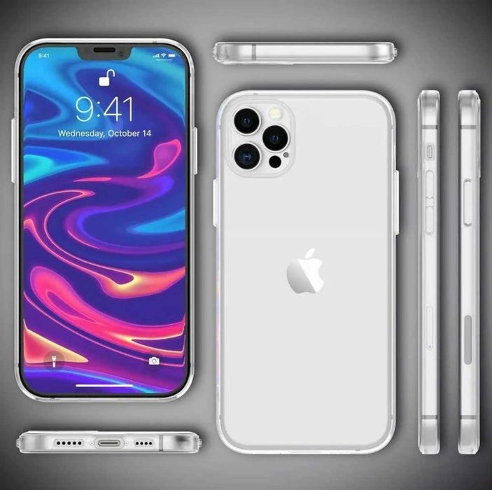 Husa CRYSTAL cu protectie 360° fata + spate pt iPhone 14 Pro , 14 Plus