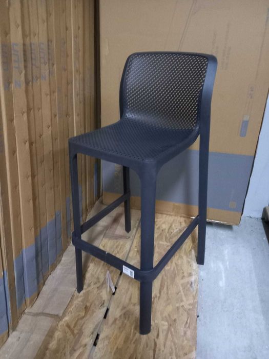 Scaun bar net stool antracite 11 bucati