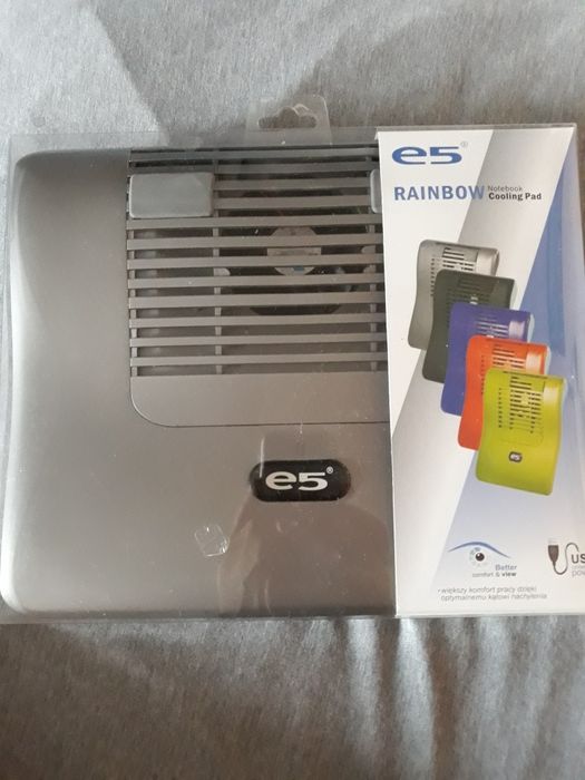 rainbow notebook cooling pad e5 нова охлаждаща подложка