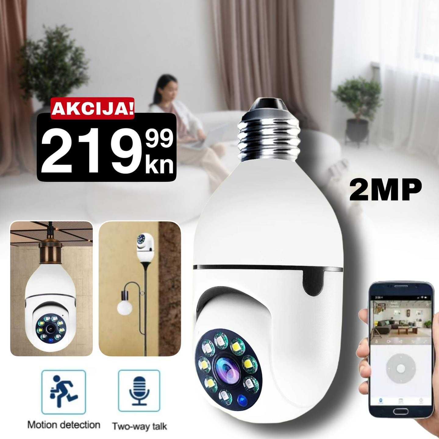 WiFi Kamera Uy uchun — Patronli IP Kamera | Tezkor Dostavka