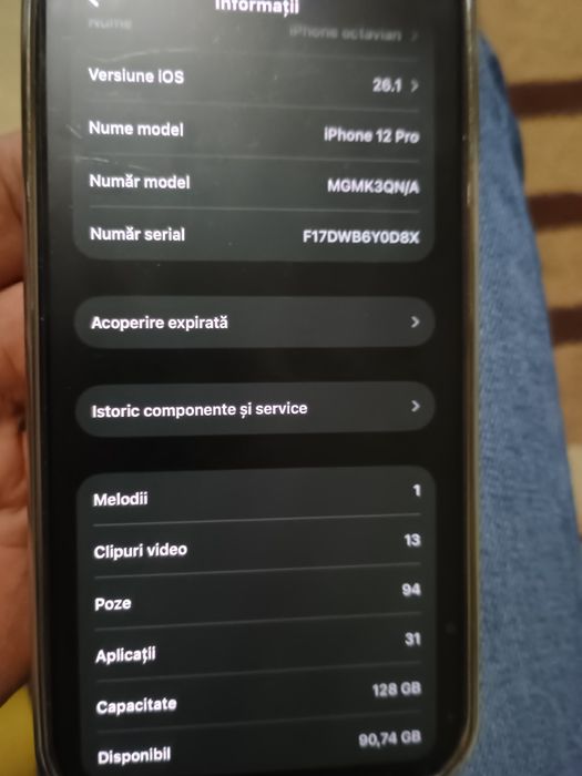 iPhone 12 pro baterie 100