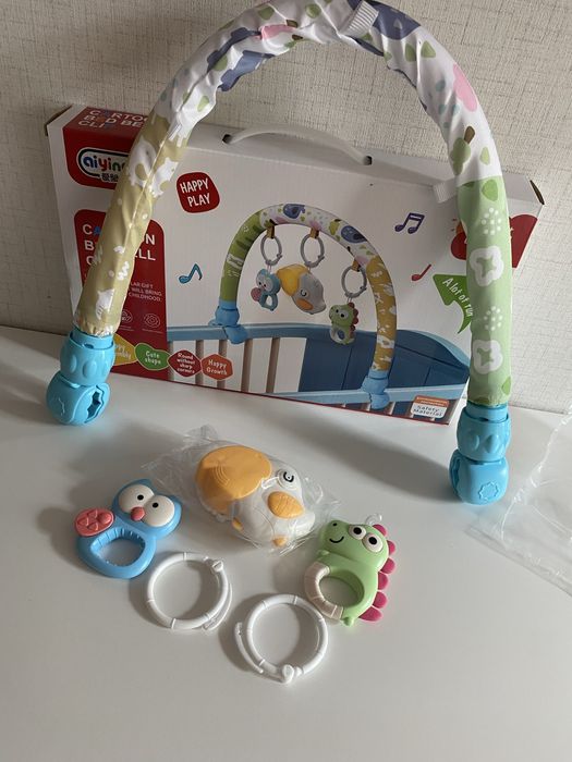 Занимателна арка с музика и светлина, играчка за количка