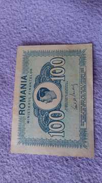 Vand 2 bancnote romanesti vechi din 1945,de 100 și 5.000 lei