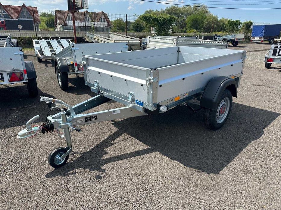 REMORCA STEMA 750- 850 kg/200(250)*110(128)*35 cm, CU SISTEM FRANARE !