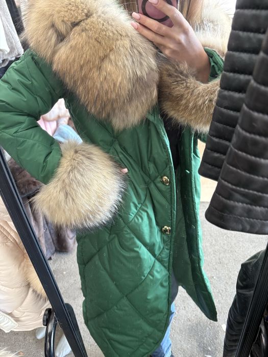 Шушляково яке/якета с естествен пух