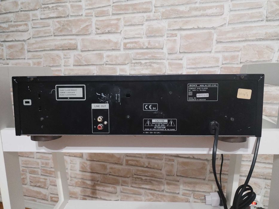 CD Player SONY CDP-C345 Carusel 5 Cd