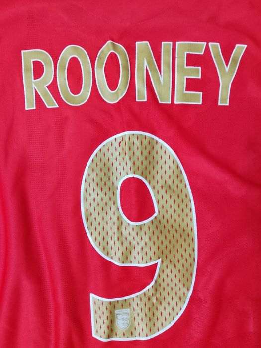 Tricou Fotbal Vintage Anglia #9 Rooney