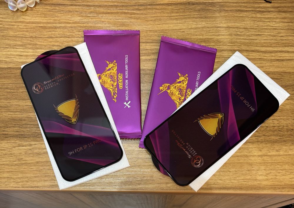 Премиум стекло для iphone 15 pro