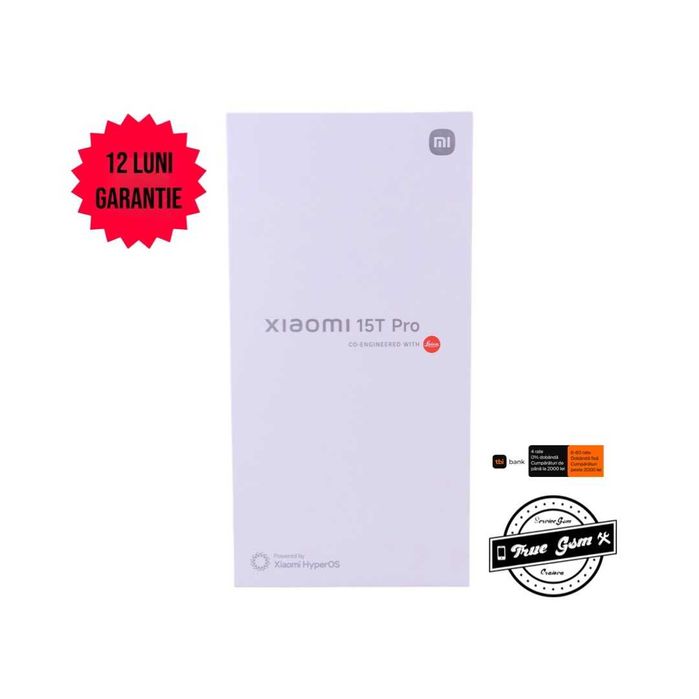 Xiaomi 15T Pro 512GB Gray - GARANTIE 24 LUNI | TrueGSM