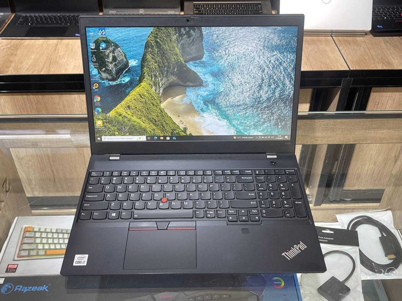 Lenovo ThinkPad P15v Core i7-10750H ram 16 ssd 512 Quadro P620 4gb
