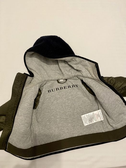 Geaca iarna Burberry ORIGINALA copii(bebe) ,marimea 80 (12 luni)