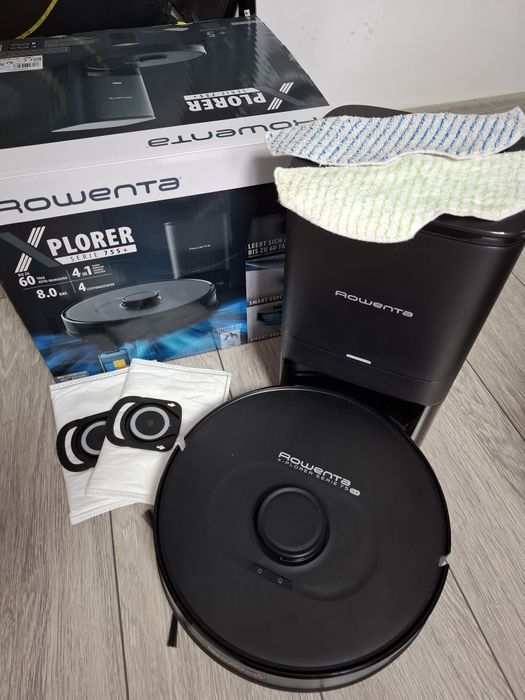 Aspirator Robot ROWENTA X-plorer 75 S+ RR8595WH, 0.26l, 21.6V, Autonom