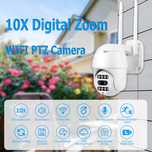 HD камера 3 Mp 10X ZOOM 3,6 + 12 mm двоен обектив