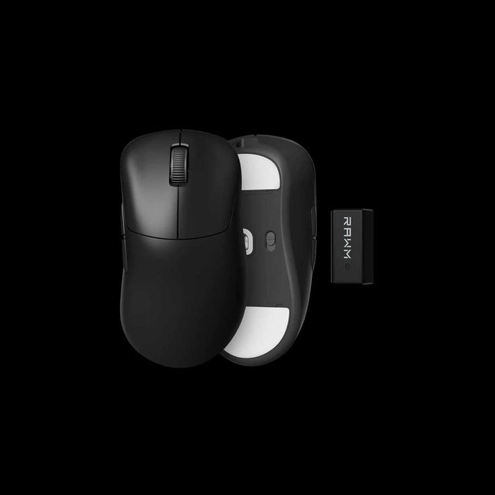 Mouse PC gaming wireless RAWM ER21Pro, PAW3950, NOU (clona Zowie EC2)
