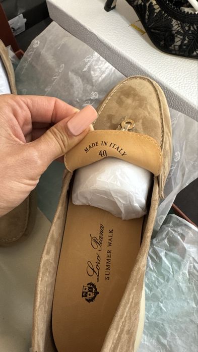 Mocasini Summer Walk - size 39,40/piele nat fina/video(Dior,Chanel)