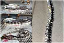 Brățară tennis moissanite diamante