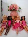 Lot 5 papusi Barbie Mattel