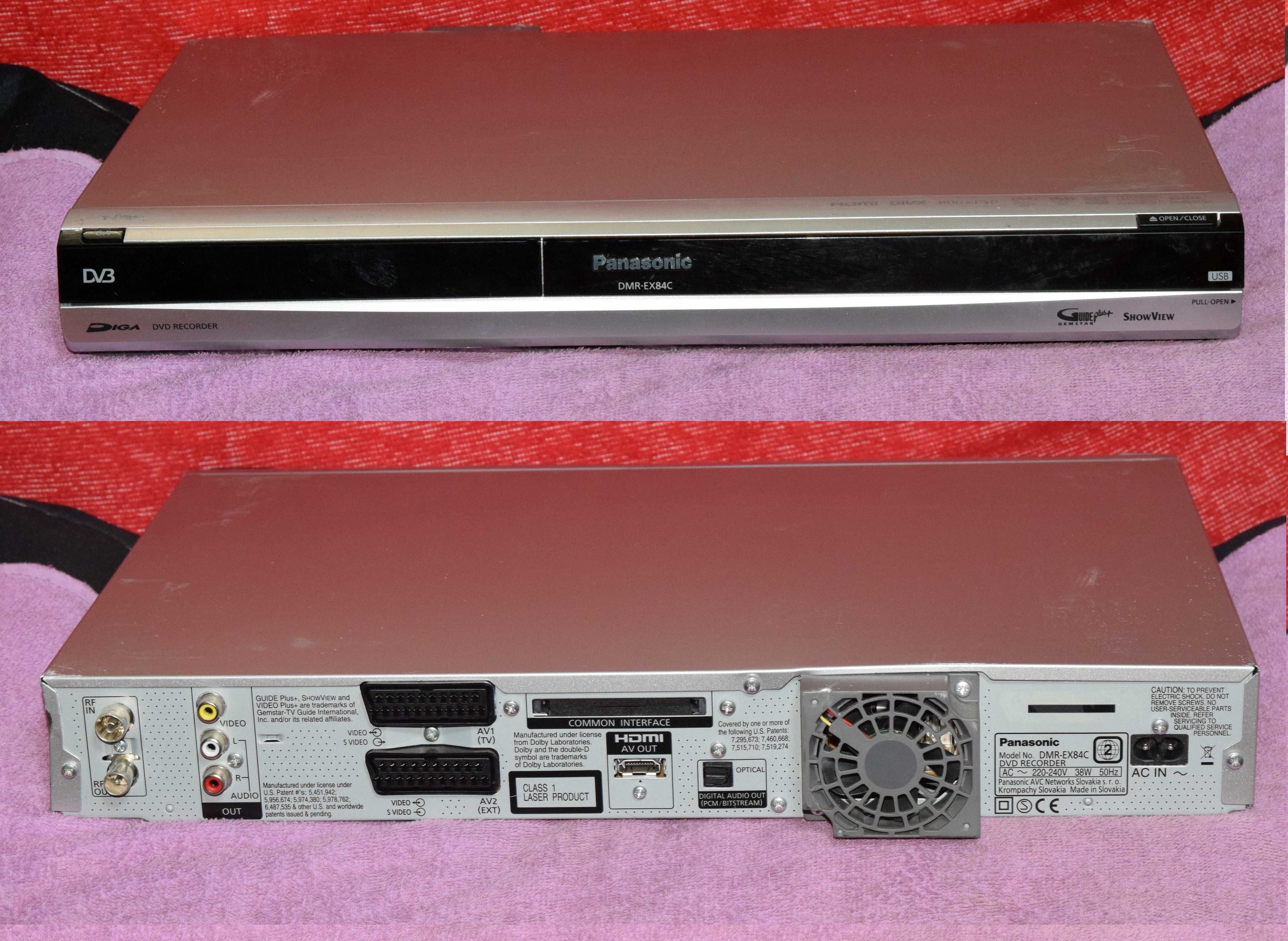 DVD recorder Panasonic , Sony si Pionier