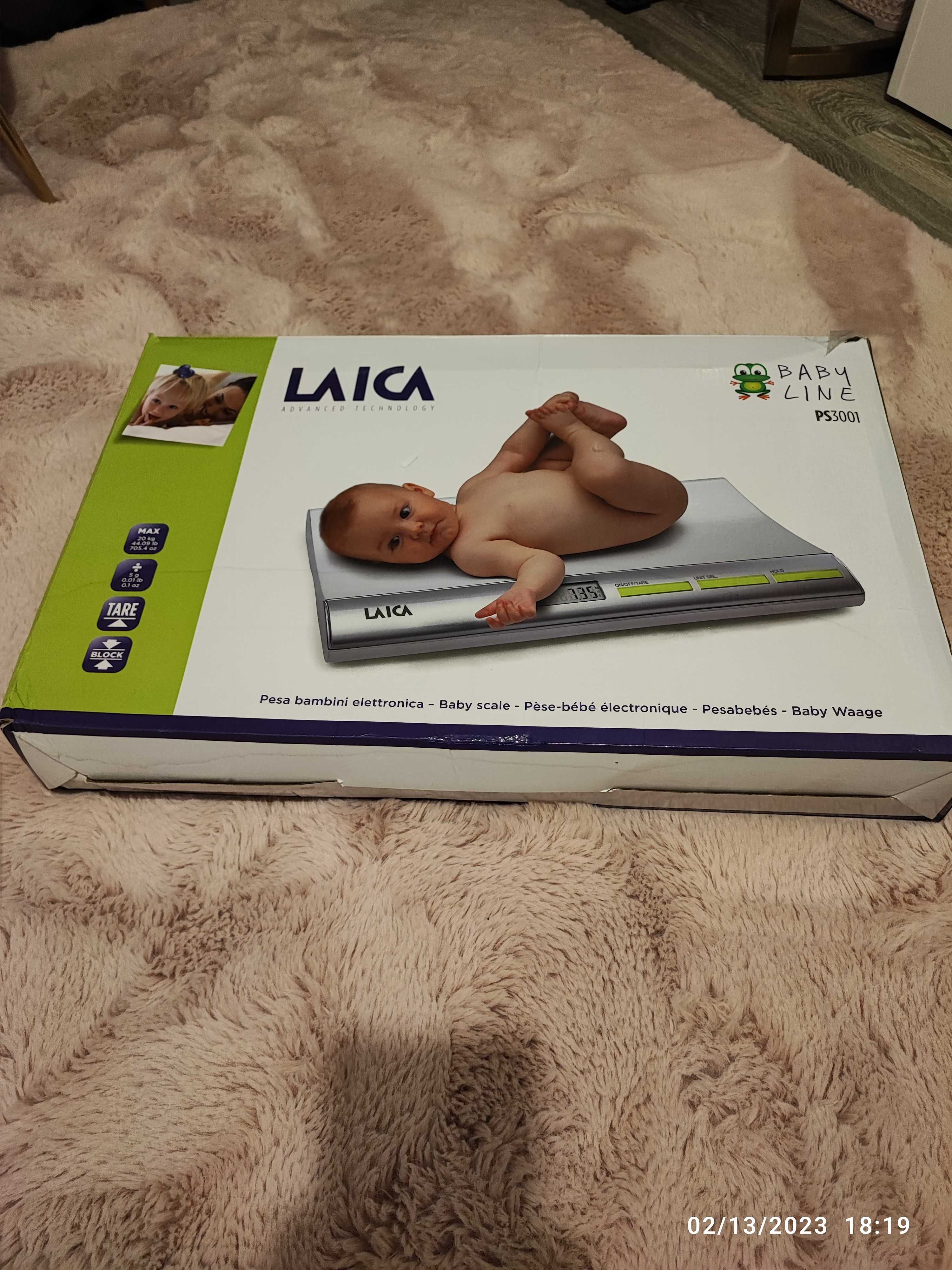 Cantar bebelusi Laica, electronic 20 kg, ca nou
