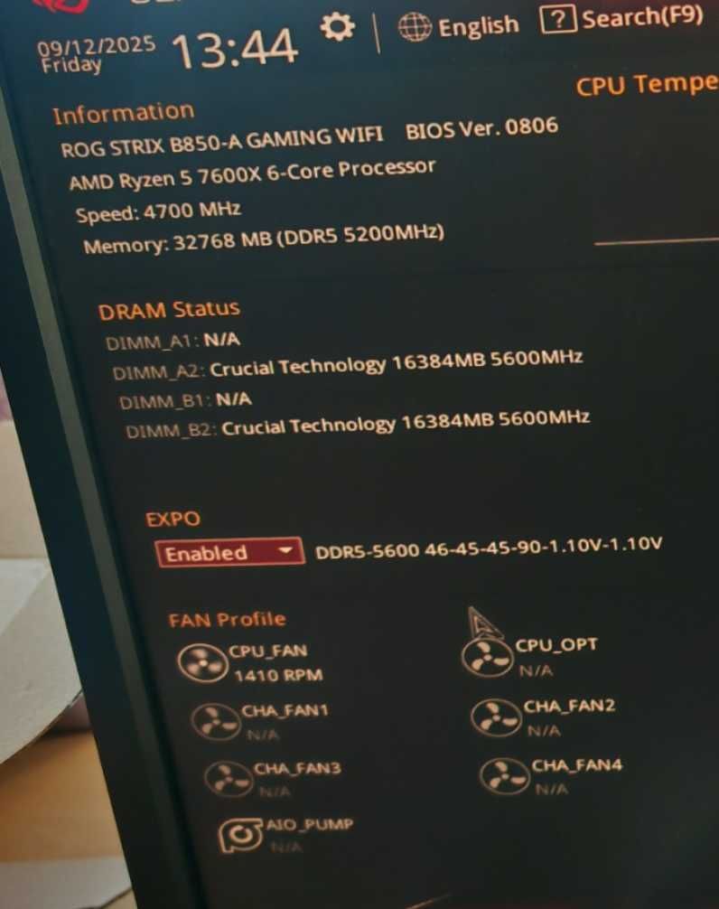 Рам памет Crucial Pro 32GB Kit (16GBx2) DDR5 5600Mhz