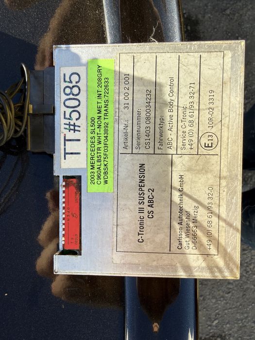 Carlsson C-Tronic 3 Suspesion R230 SL 5.5 AMG