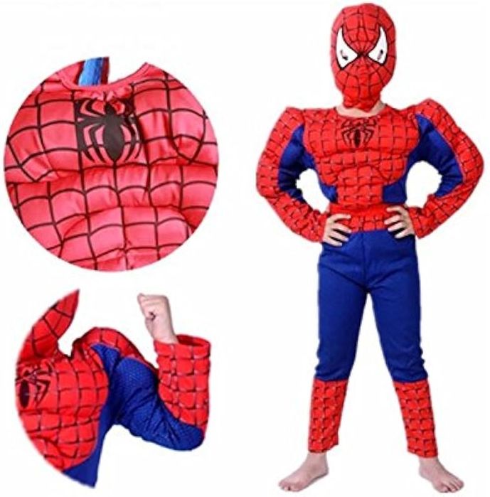 Костюм на Спайдърмен с мускули Spiderman