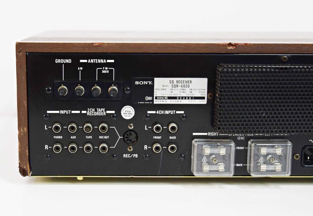 Amplituner Sony SQR-6650, amplificator, Quadraphonic Receiver