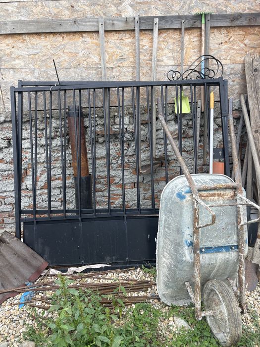 Vand poarta gard din 2 parti