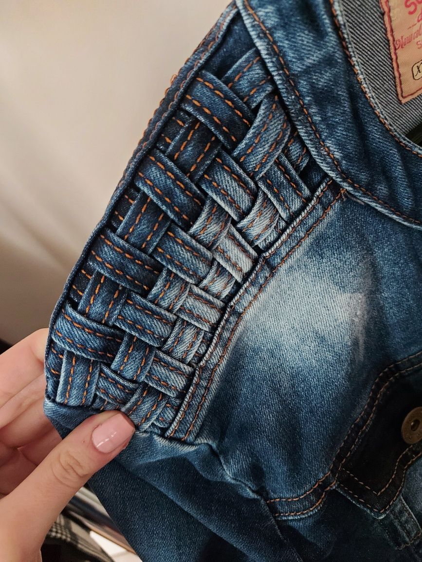 Дамско пролетно яке Saloon denim