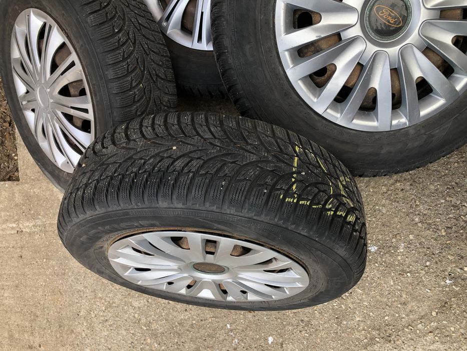 Set Jante 15” Ford + Cauciucuri/Anvelope Iarna Nokia WR D3 195/65 R15