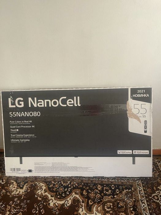 Новый телевизор LG NANOCELL 55NAN080,  НОВИНКА 2021 года. Новый,