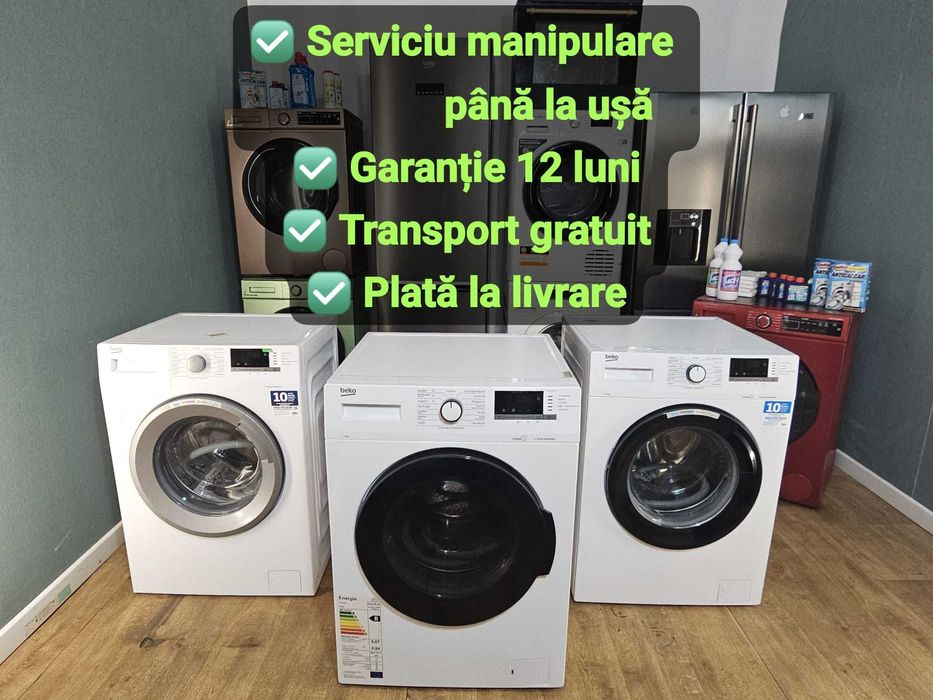 Mașini de spălat resigilate – testate, igienizate, garantate!
