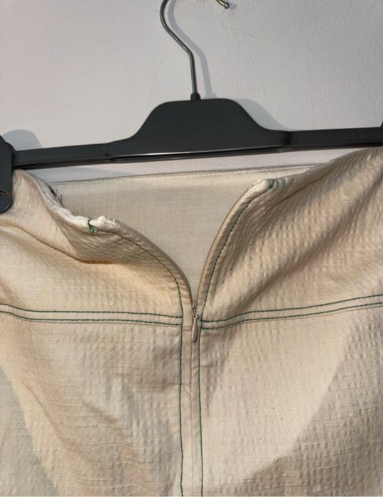 Fusta mini de panza cu detalii din margele