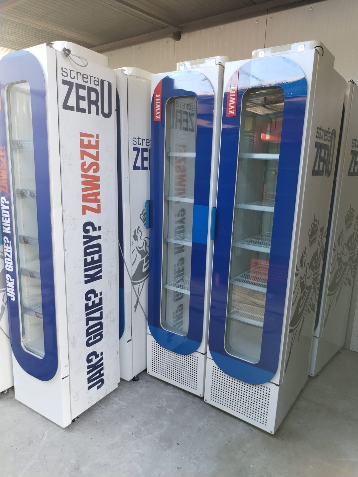 Vitrine frigorifice Slim adânc frigider vitrina
