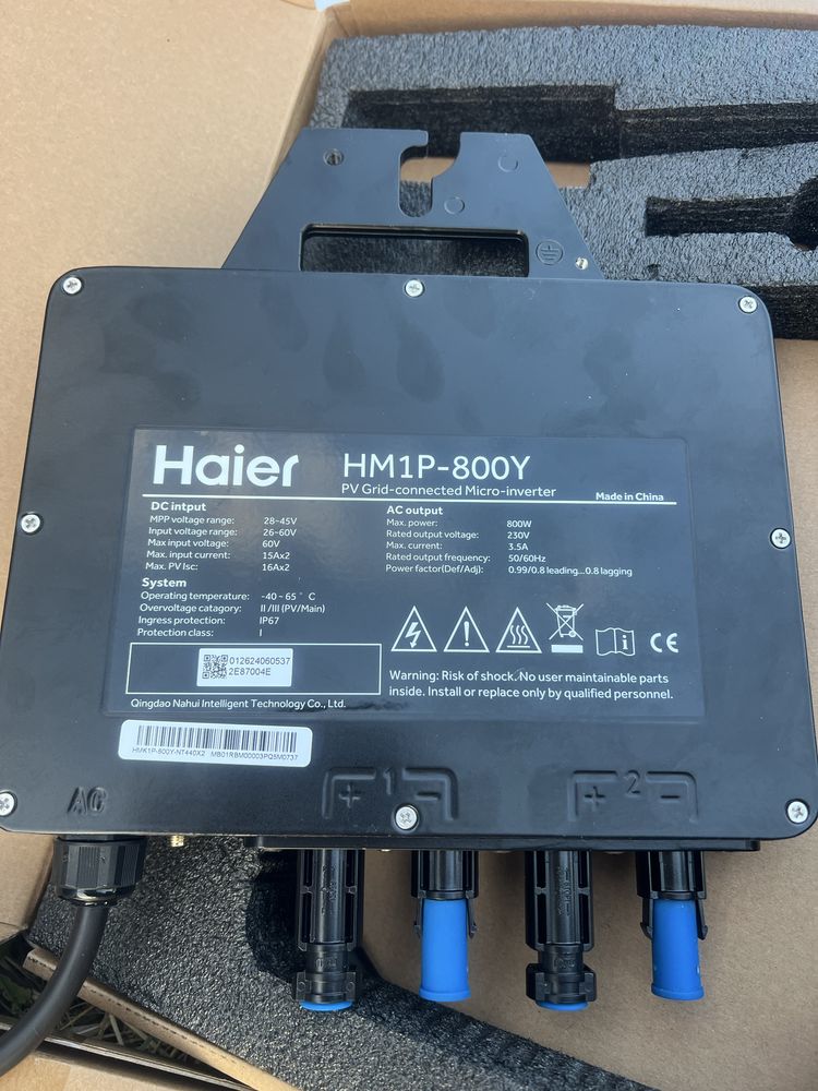 Micro-invertor solar Haier 800 W