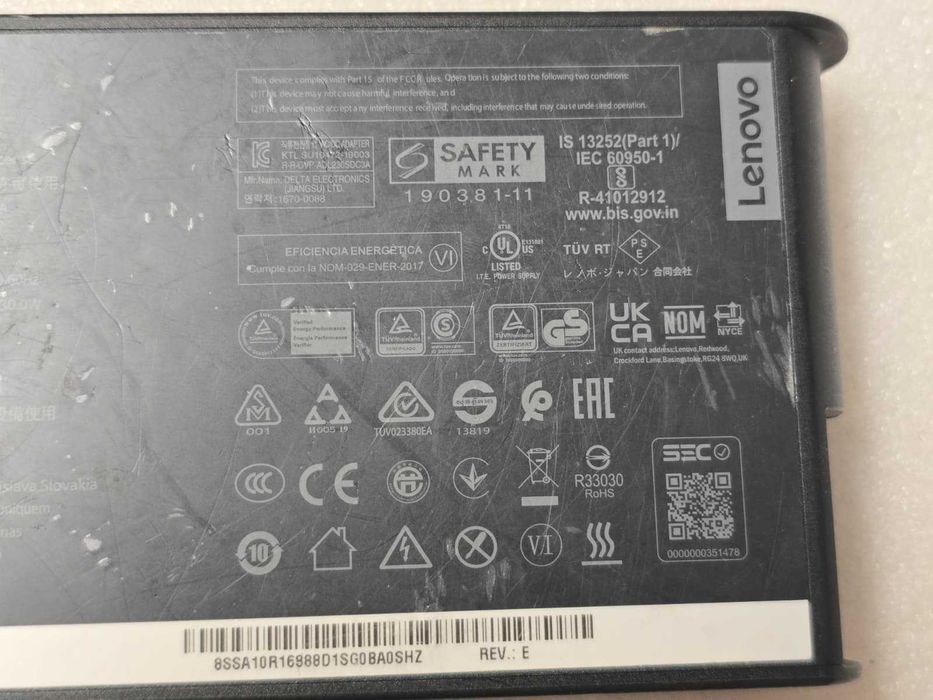 Incarcator original Lenovo 20.0 V 11.5A 230W ADL230SDC3A -mufa tip USB