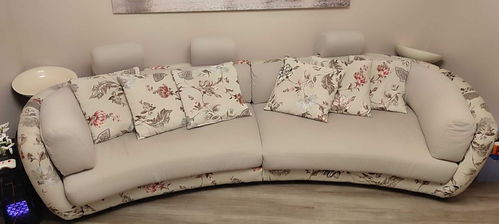 Canapea Havana 5 locuri cu 1 șezlong - mobilă Dalin