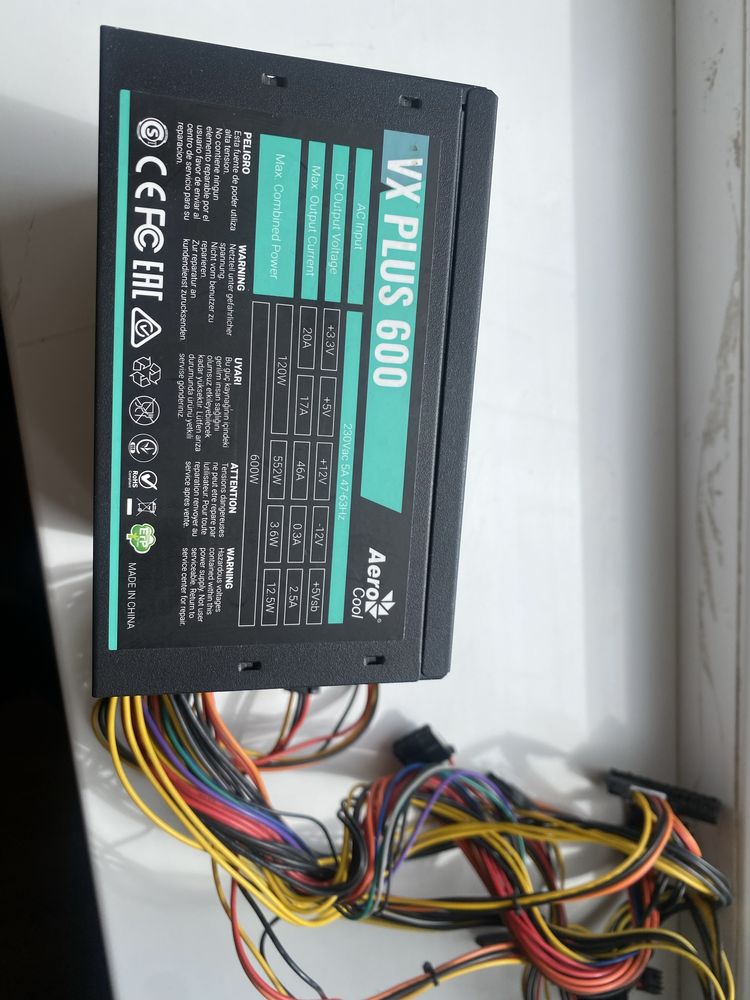 Aerocool vx plus 600.000 watt