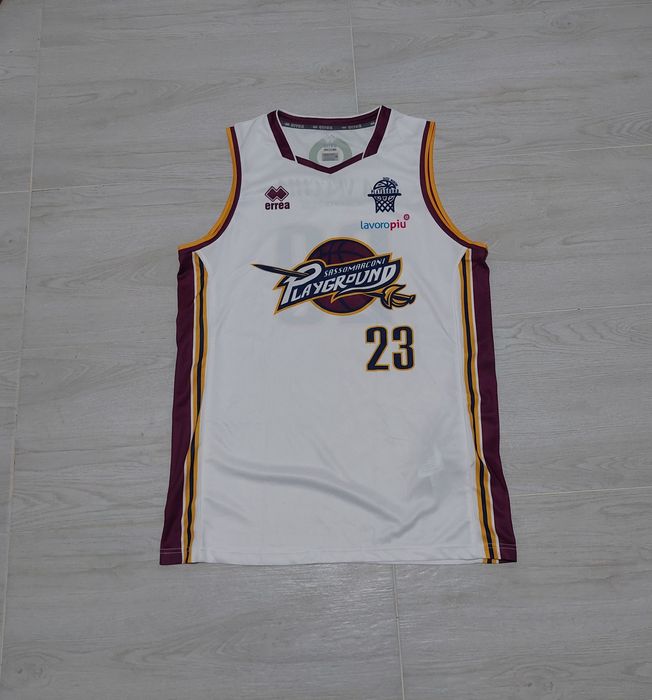 Maieu baschet Erreà alb XL Sassomarconi Playground – Nr. 23