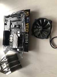 Placa Gigabyte Z590 D procesor i5 10600k rami 32GB cooler Scythe