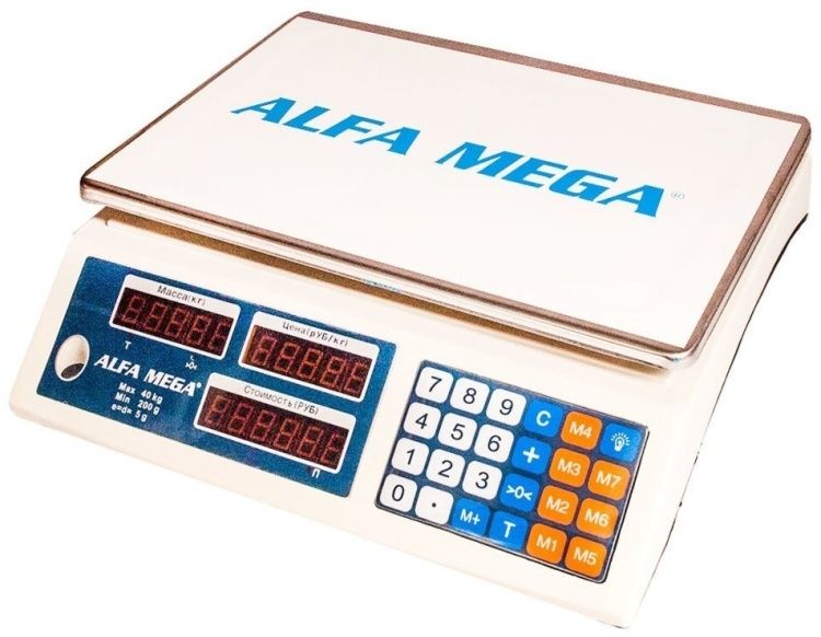 Торговые весы Alfa Mega