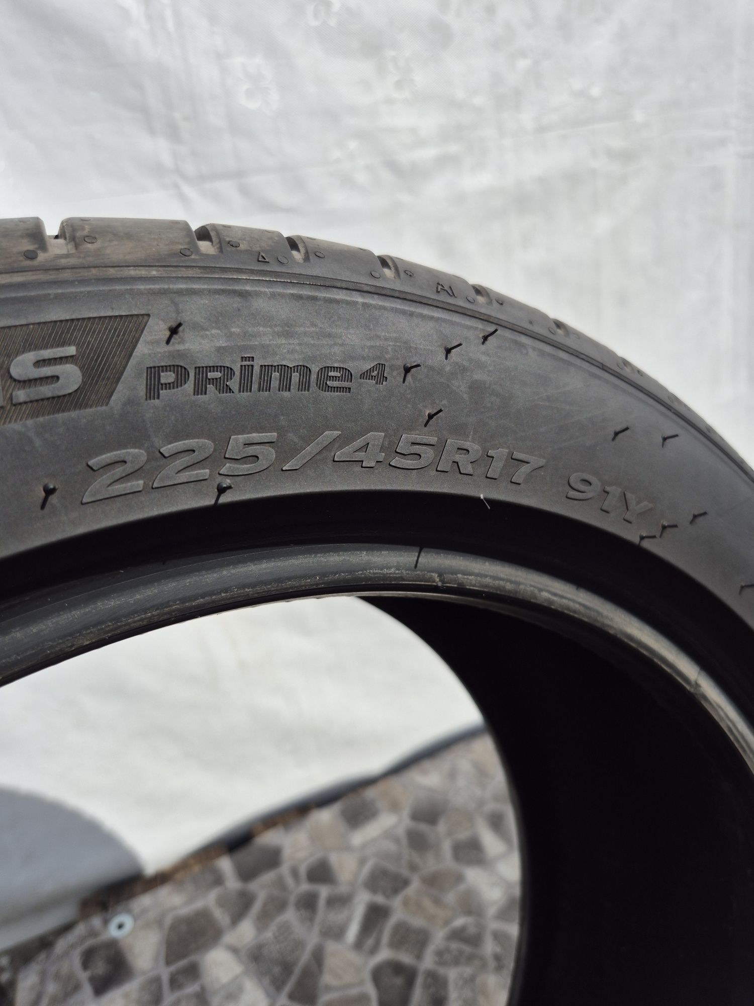 4бр 225 45 17 Hankook летни 22г