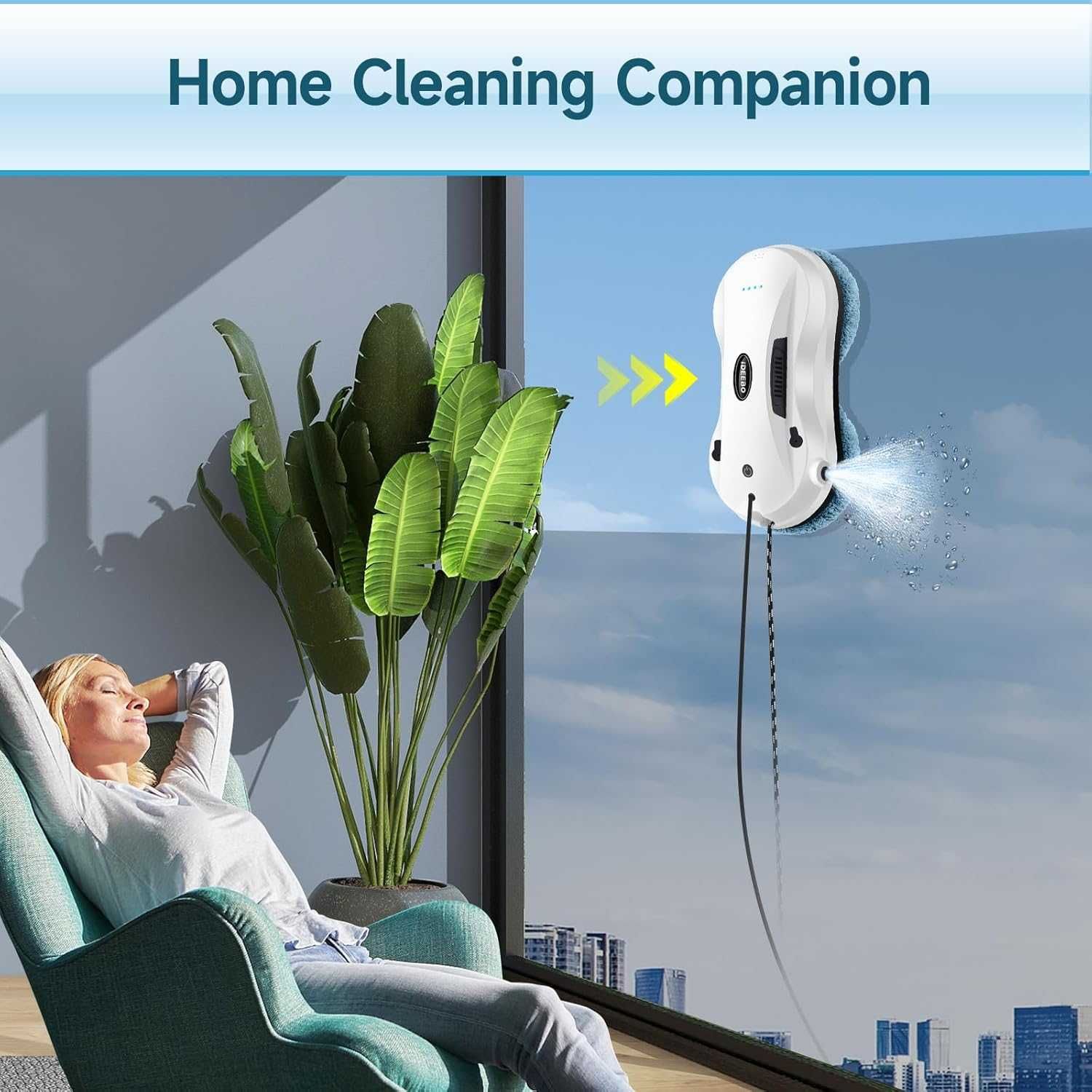 Робот за почистване на прозорци iDEEBO C200 Window Cleaning ,Гаранция