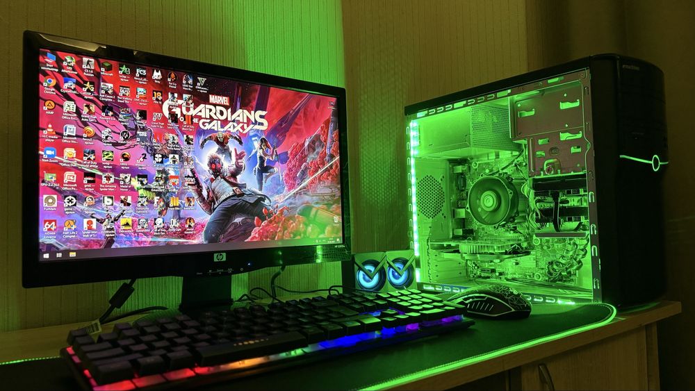 Игровой компьютер Core i5/8GB/HDD/GT 1030 +20 дюйм монитор/ЦЕНА ЗА ВСЁ