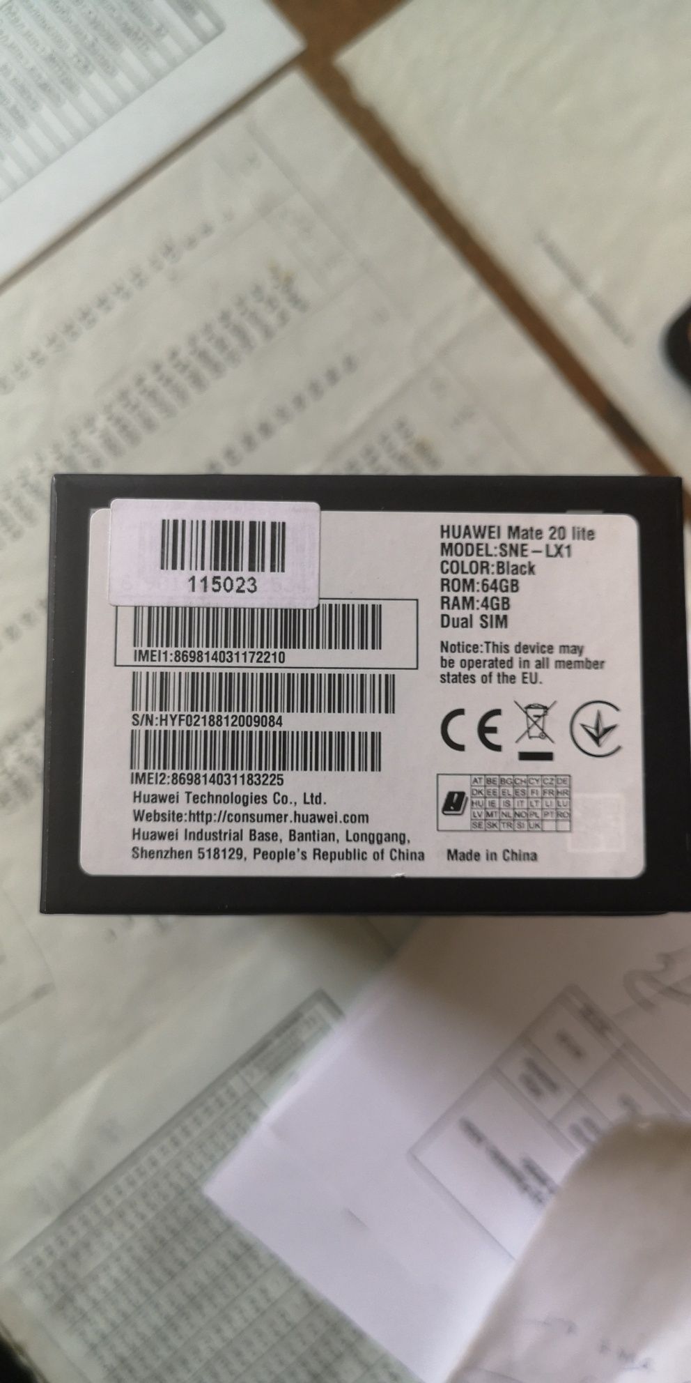 Huawei mate 20 lite