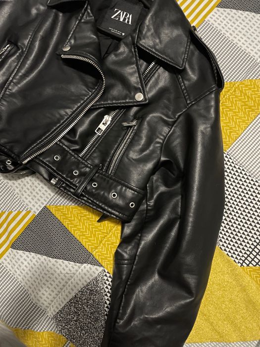 Кожено яке-ZARA Хс