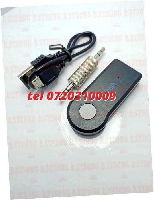 Bluetooth Auxiliar Aux 35 Mm Cu Microfon Incorporat Car Kit