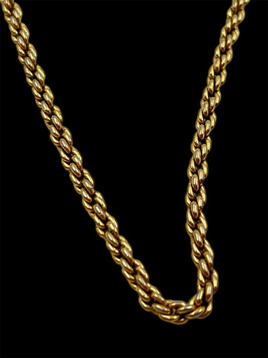 Christian Dior 80th винтидж колие с дебела позлата